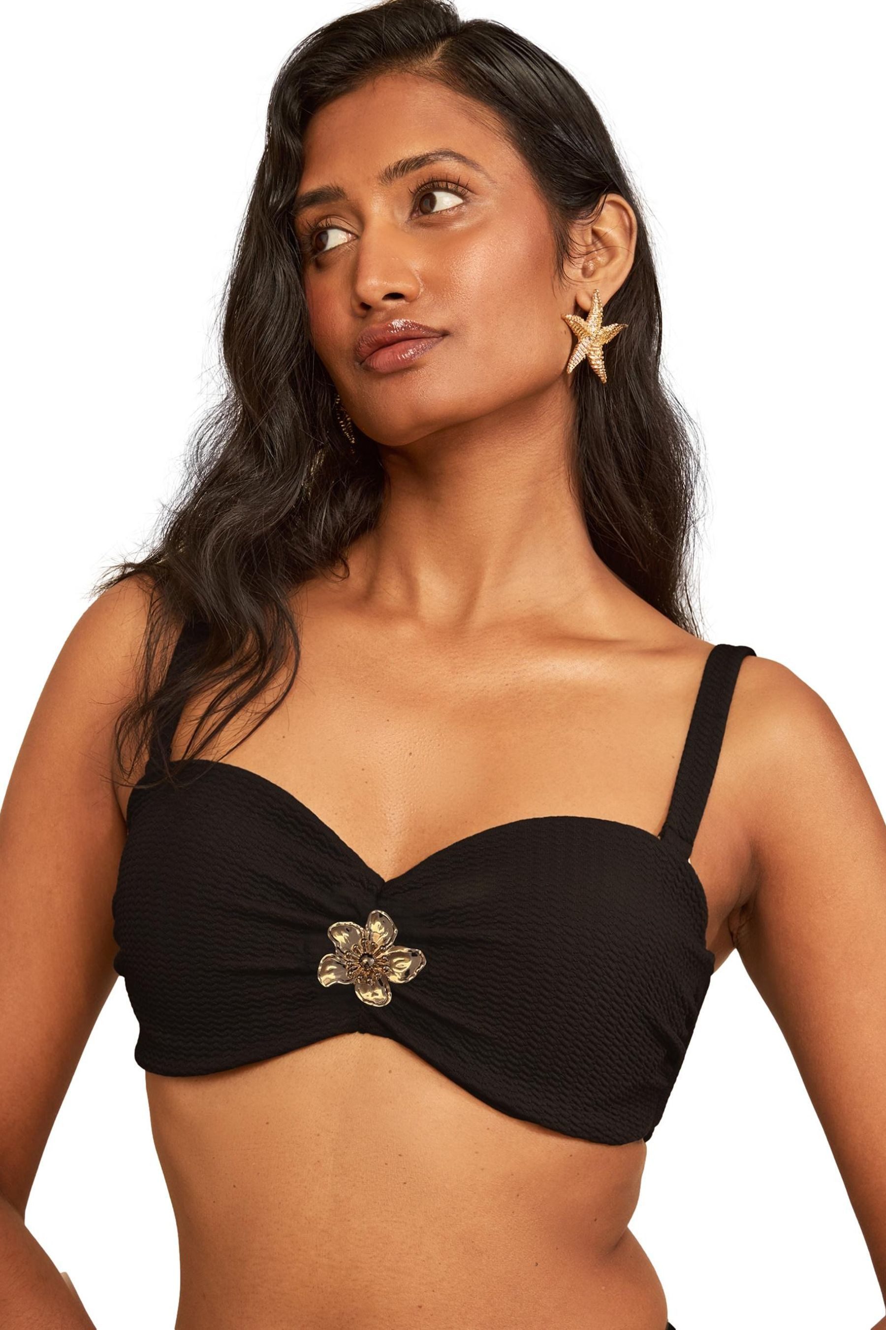 Love & Roses Push-Up-Bikini-Top Love & Roses Bikinioberteil mit geformten Körbchen (1-St)