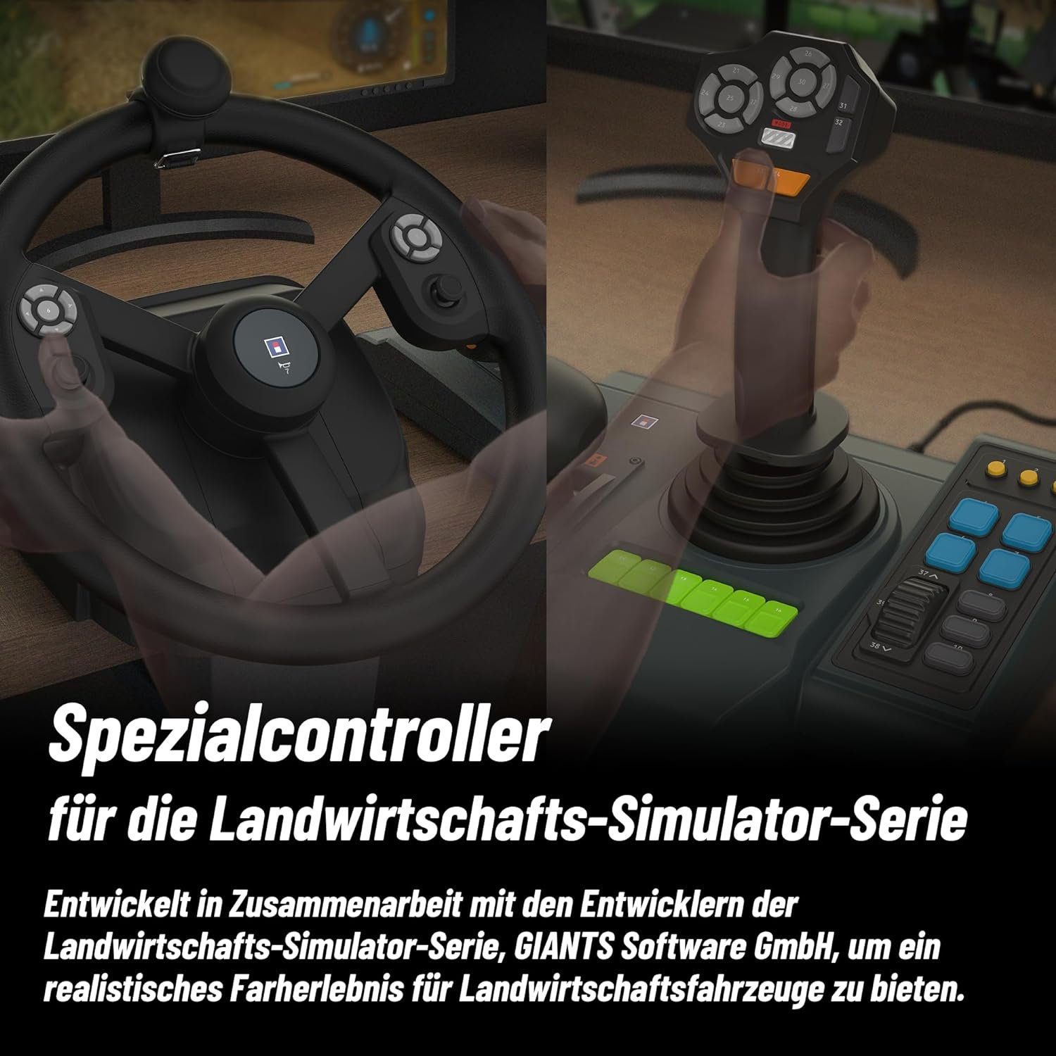 Hori Farming Vehicle Control System für PC (Windows 11/10) Gaming-Lenkrad