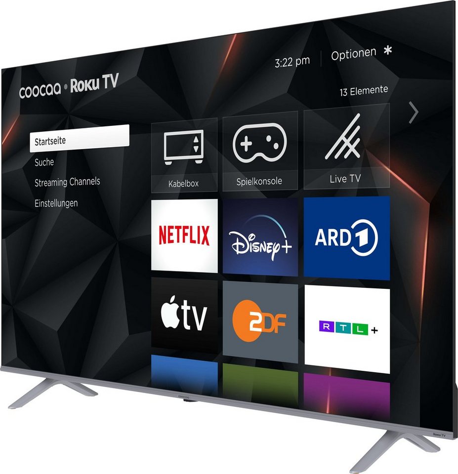 Coocaa 43R5G LCD-LED Fernseher (109,00 cm/43 Zoll, 4k Ultra HD, Smart-TV,  4K)