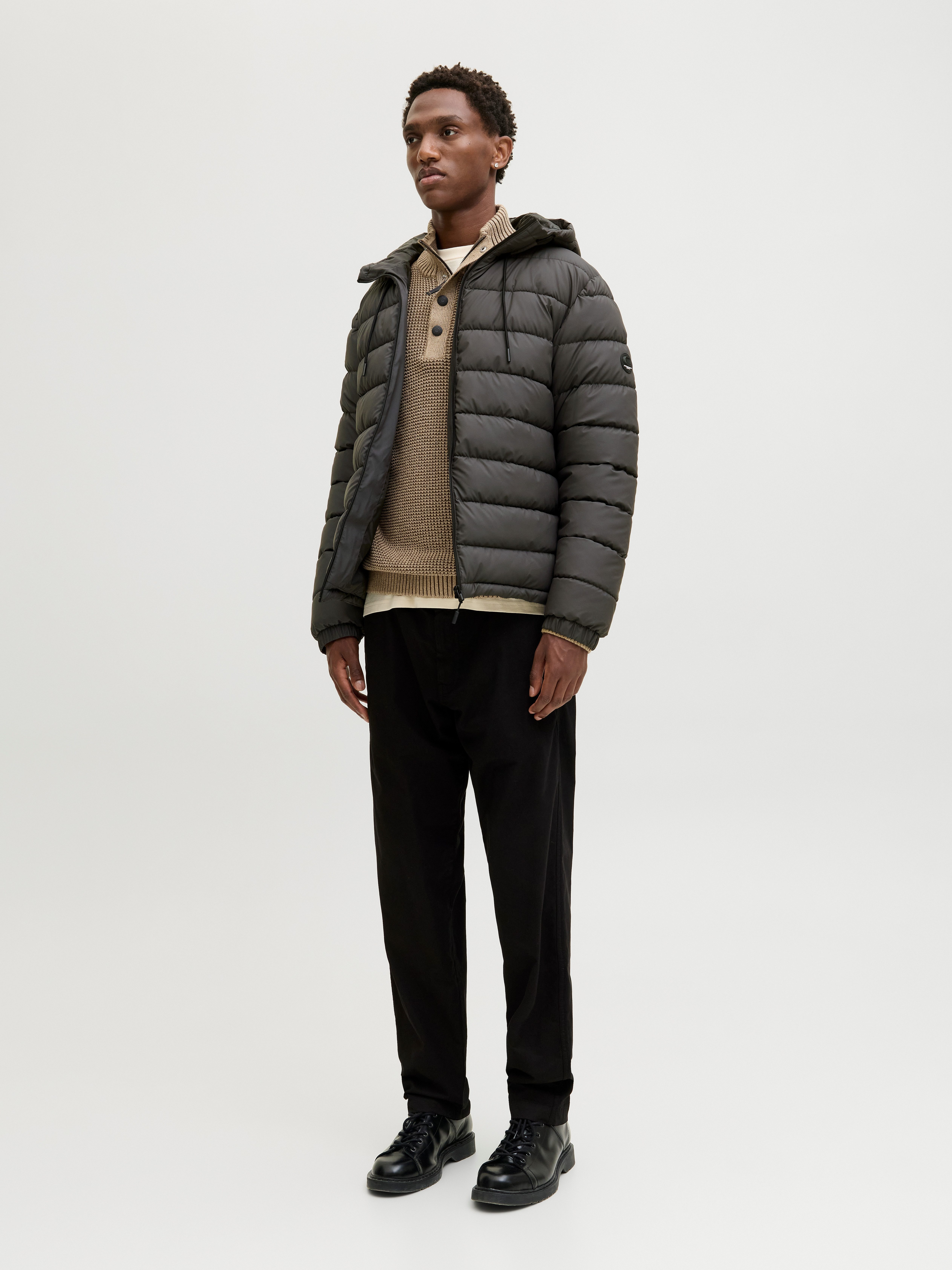 Jack & Jones Steppjacke JCOPOINT PU PUFFER JACKET BF