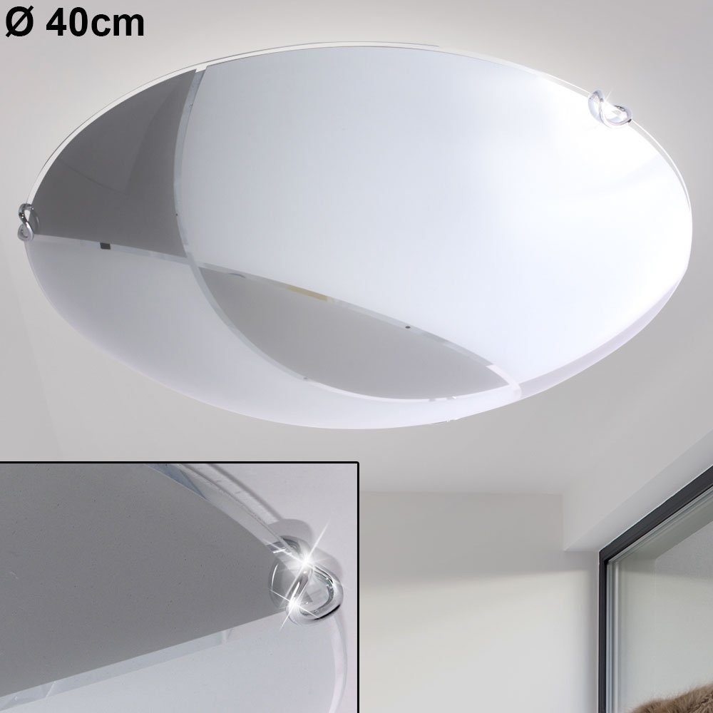 Decken Lampe Gäste Leuchte Schirm Zimmer nicht Strahler Leuchtmittel inklusive, Glas Schlaf rund Deckenstrahler, Globo