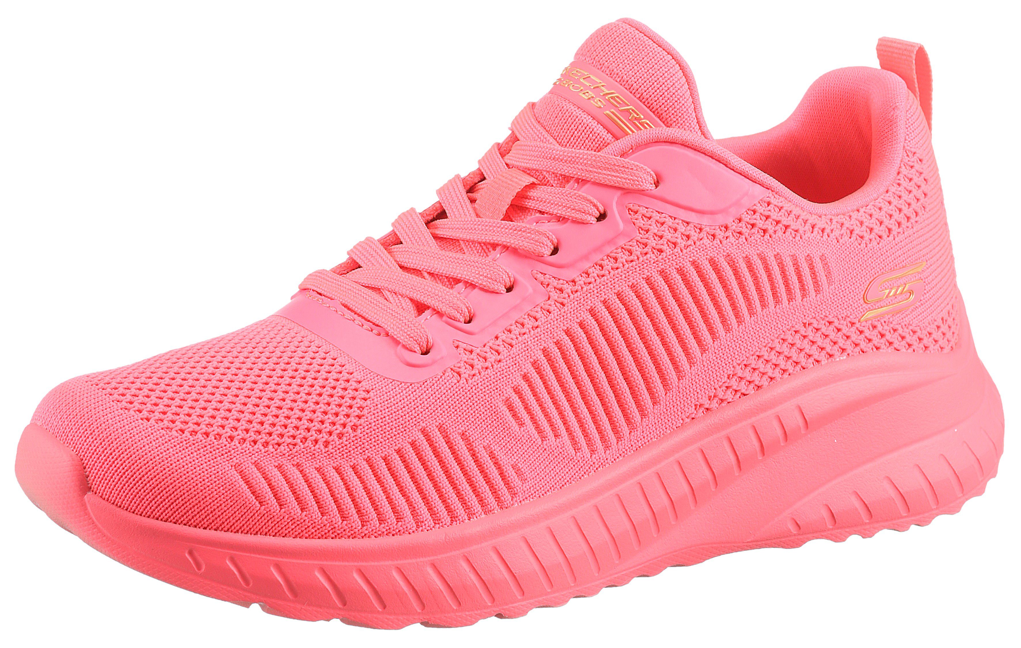 Skechers BOBS SQUAD CHAOS-COOL RYTHMS Sneaker, Knitwear-Sneaker, Schnürschu günstig online kaufen