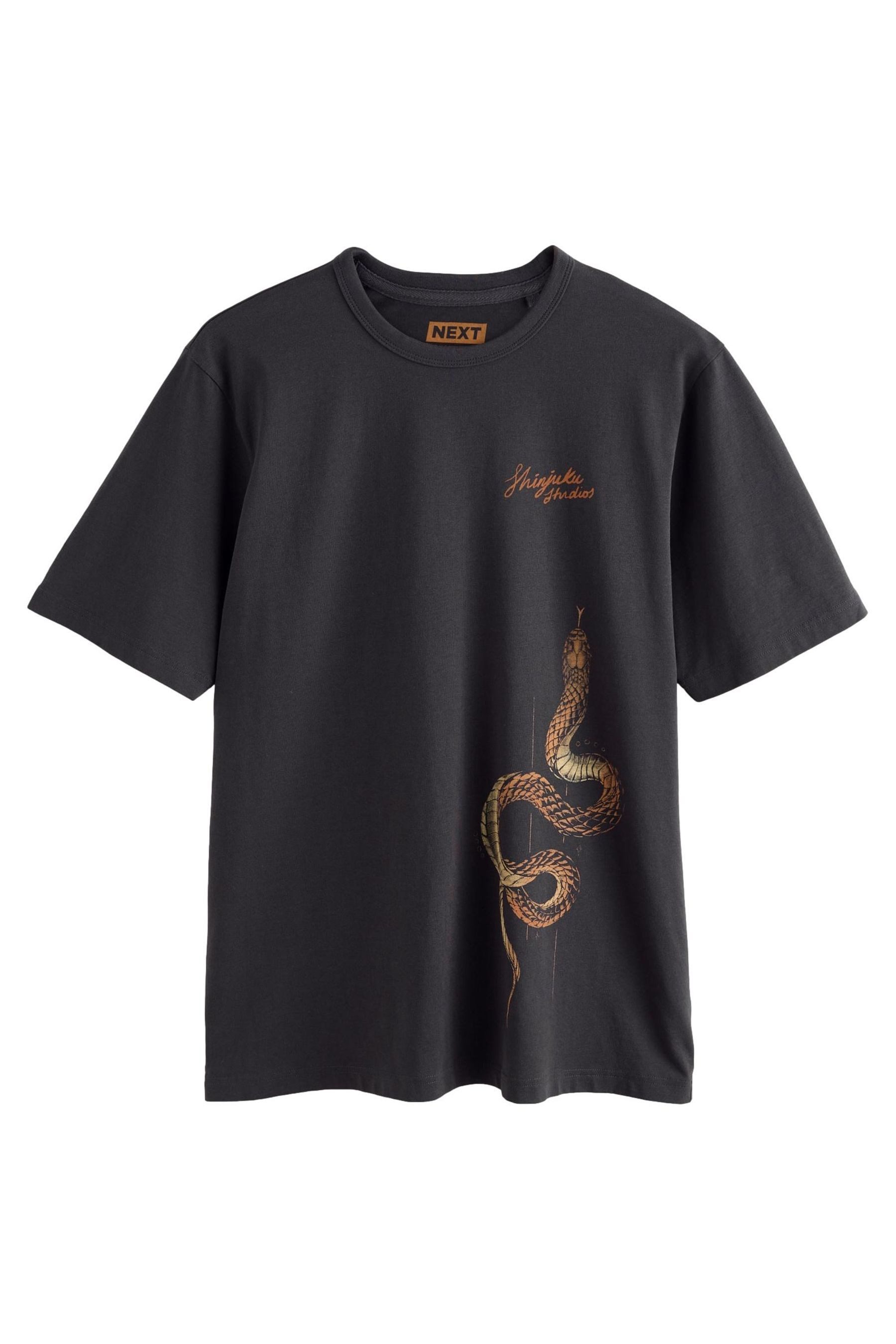 T-Shirt Leichtes T-Shirt mit Grafik