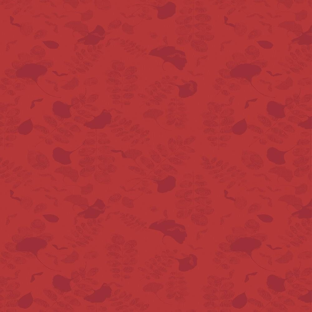 Garnier Thiebaut Tischdecke Mille Feuilles Rouge 180 x 180 cm