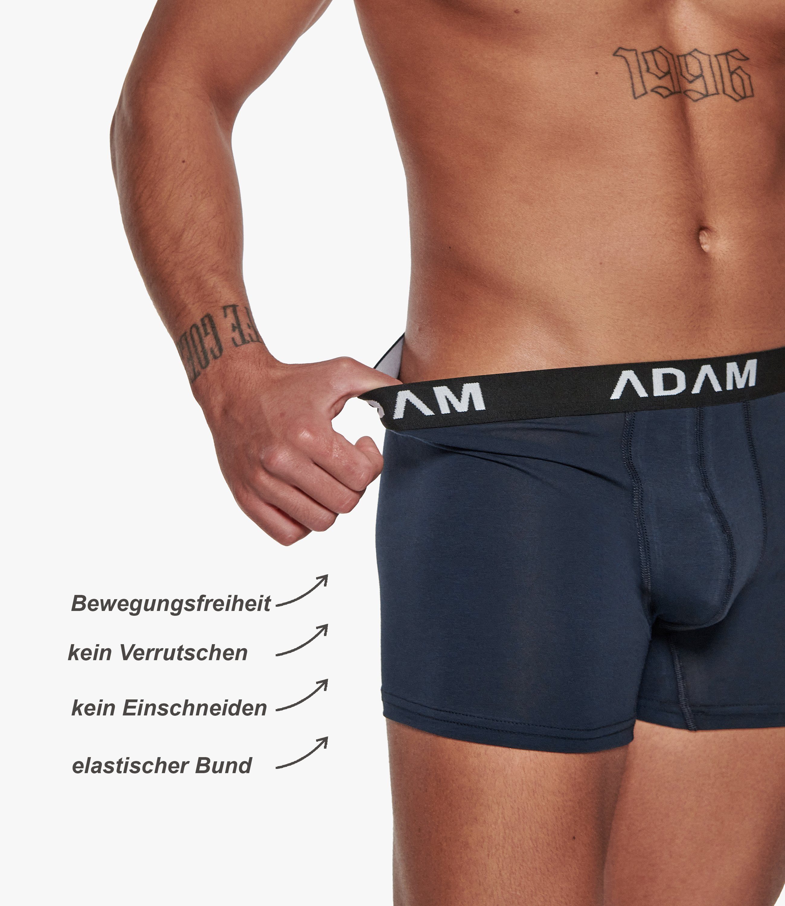 ADAM JEANS Boxershorts die preisgünstigsten Herren Boxershorts auf OTTO Premium Boxer-Shorts (6er-Pack) Männer Boxer Shorts Herren Trunks Unterwäsche Herren Und – Bild 4 von 5