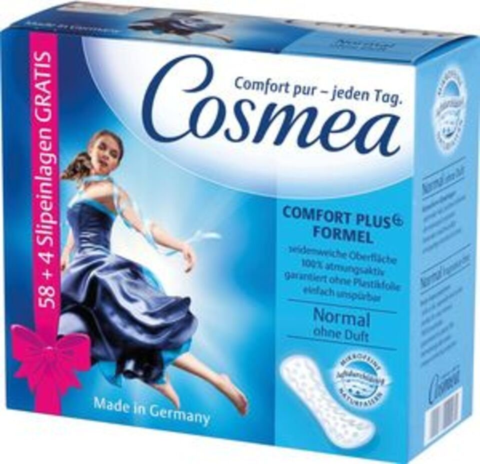 COSMEA Slip-Einlage Slipeinlagen 58er Normal ohne Duft