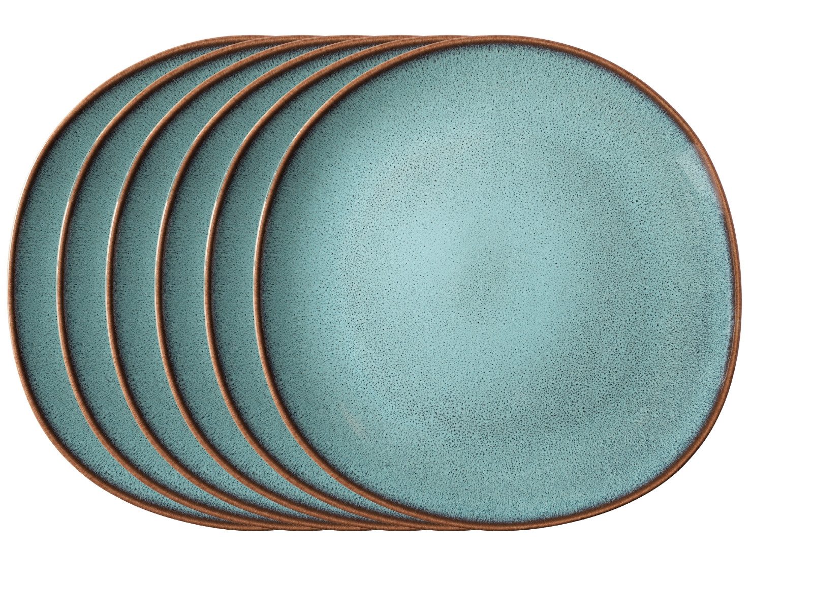 like. by Villeroy & Boch Тарелки-Set Lave glace Тарелка обеденная 28 cm Set6, Steinzeug