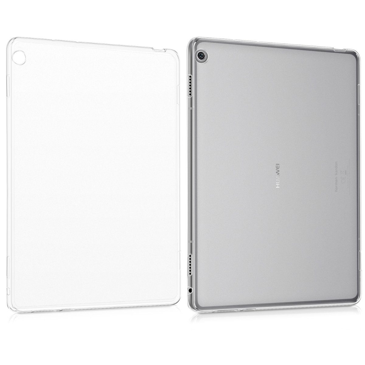 kwmobile Tablet-Hülle Hülle für Huawei MediaPad M3 Lite 10, Silikon Case transparent - Tablet Cover Tablethülle gummiert