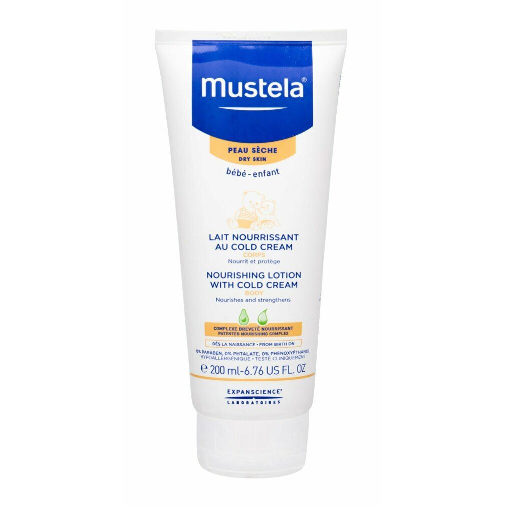 Mustela Körperpflegemittel Bébé-Enfant Nourishing Lotion with Cold Cream 200ml - Dry Haut