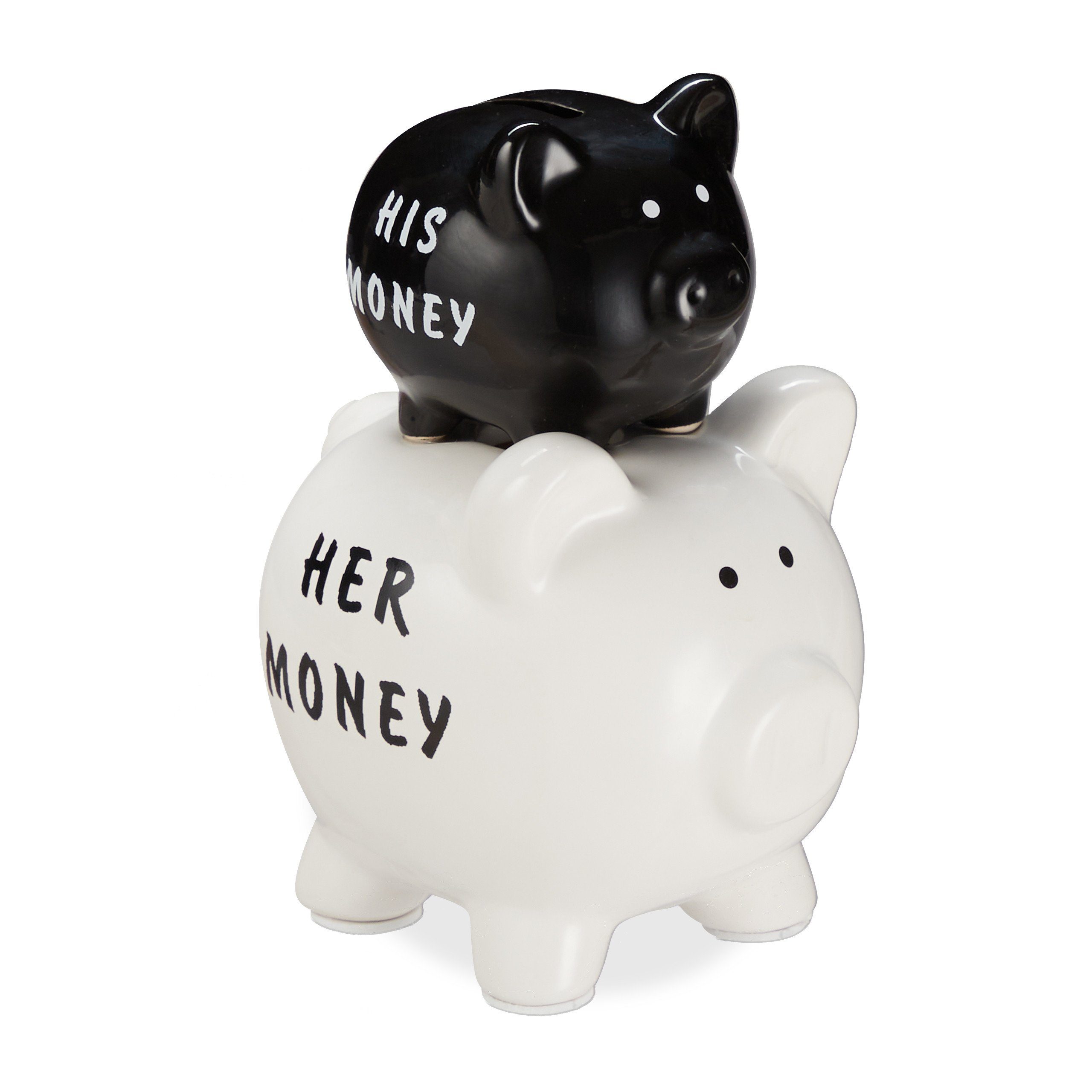 Money Money Her relaxdays Sparschwein & Spardose His