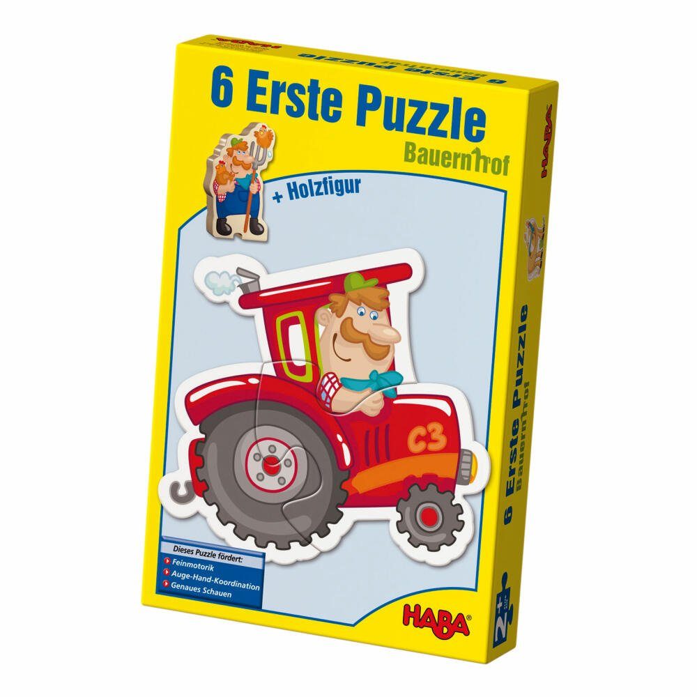 Puzzleteile Puzzle Bauernhof, Puzzle 12 Haba Erstes