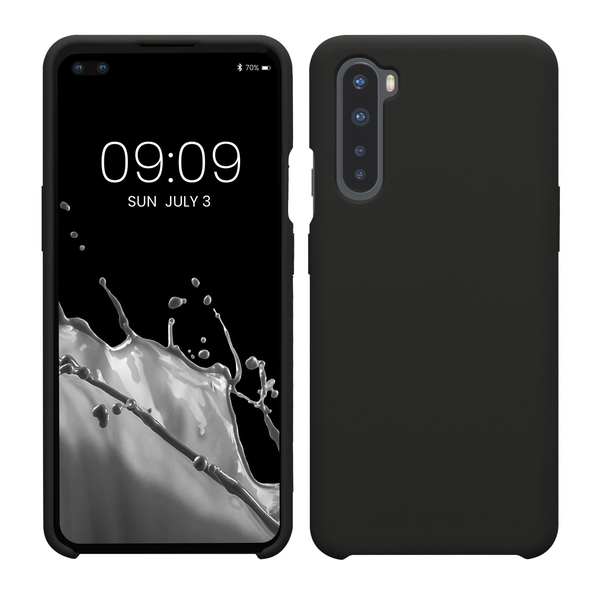 kwmobile Handyhülle Handyhülle für OnePlus Nord Hülle, Weiches Handy Silikon Case - Schutzhülle Cover