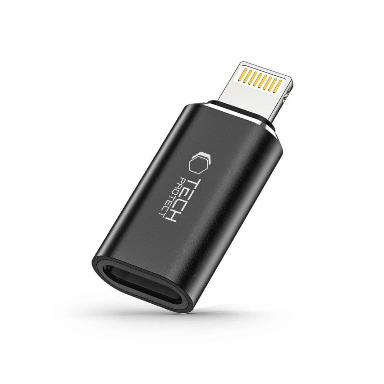 TECH PROTECT UltraBoost Audio-Adapter Kompatibel mit iPhone (Kabel) Stecker zu USB-C Buchse, Kompakter USB-C auf iPhone-Adapter für Laden und Datentransfer