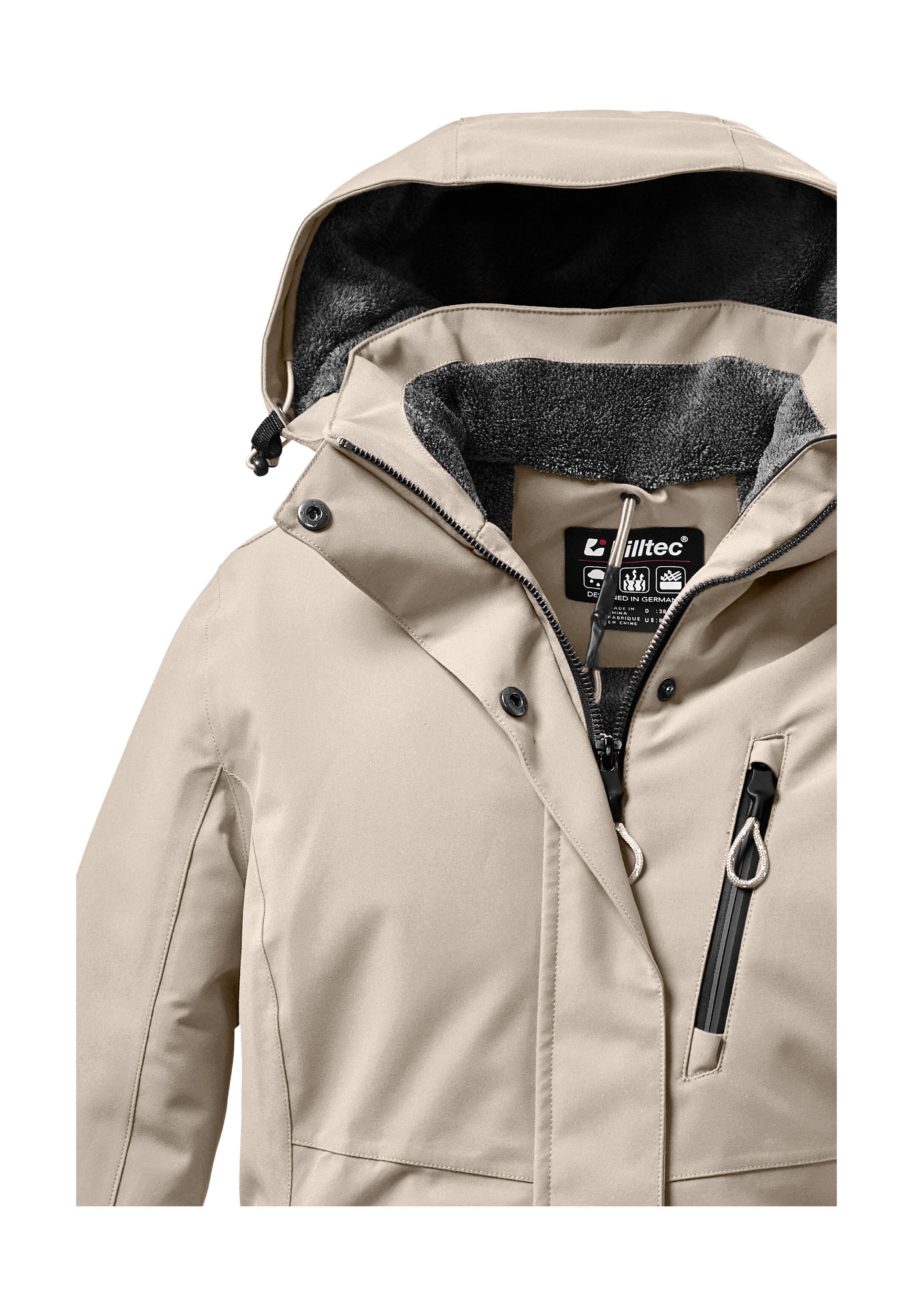 Killtec Outdoorjacke KOW 140 WMN JCKT Wasserdichte Damenjacke, atmungsaktiv, abnehmbare Kapuze