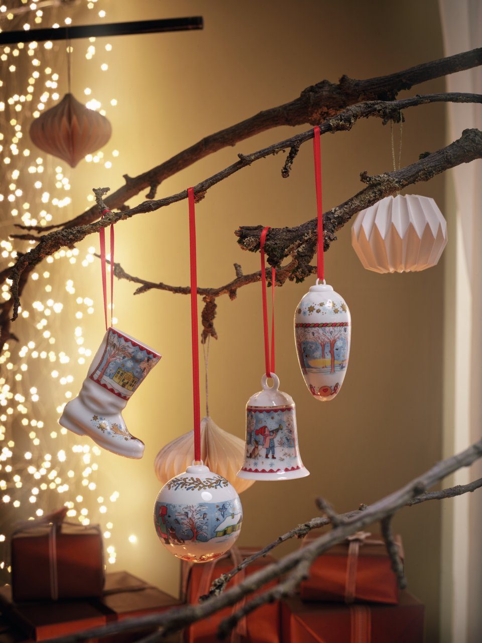 Hutschenreuther Christbaumschmuck Porzellanglocke Weihnachtsglocke 2022 in günstig online kaufen