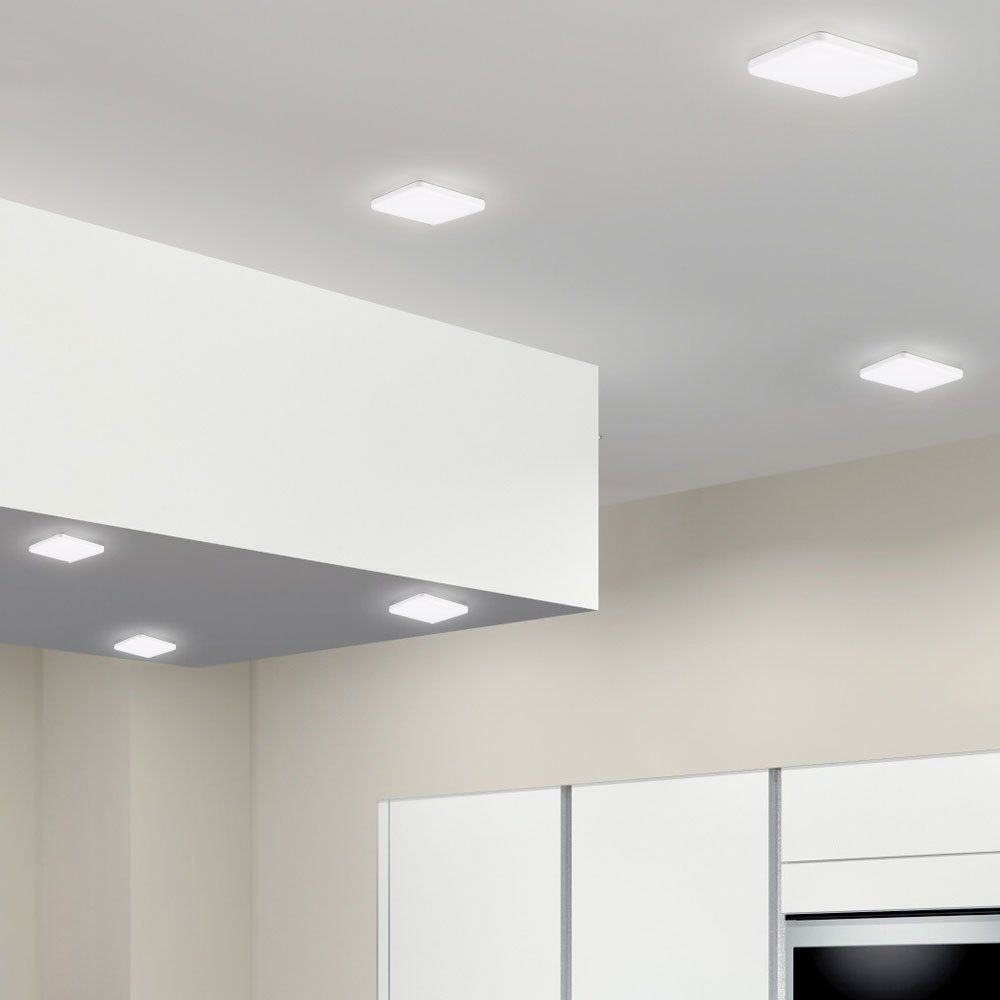 V-TAC LED weiß Panel LED ALU Wohn Beleuchtung fest Einbau Neutralweiß, Leuchte verbaut, LED-Leuchtmittel Zimmer Deckenleuchte, Decken