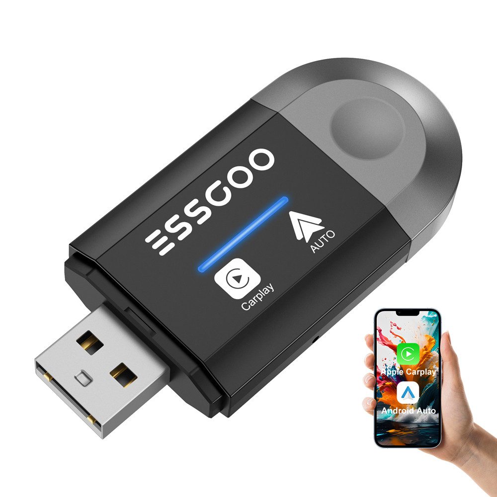 Carplay Adapter Android Auto Adapter USB Car Dongle Connect Box Adapter