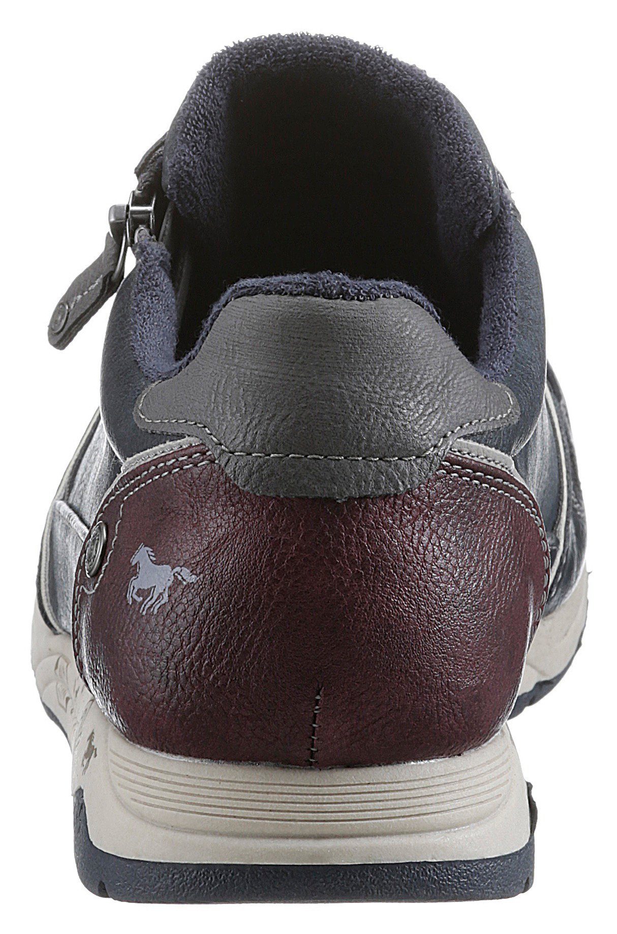 Mustang Shoes Sneaker mit Reißverschluss, Freizeitschuh, Halbschuh, Schnürschuh