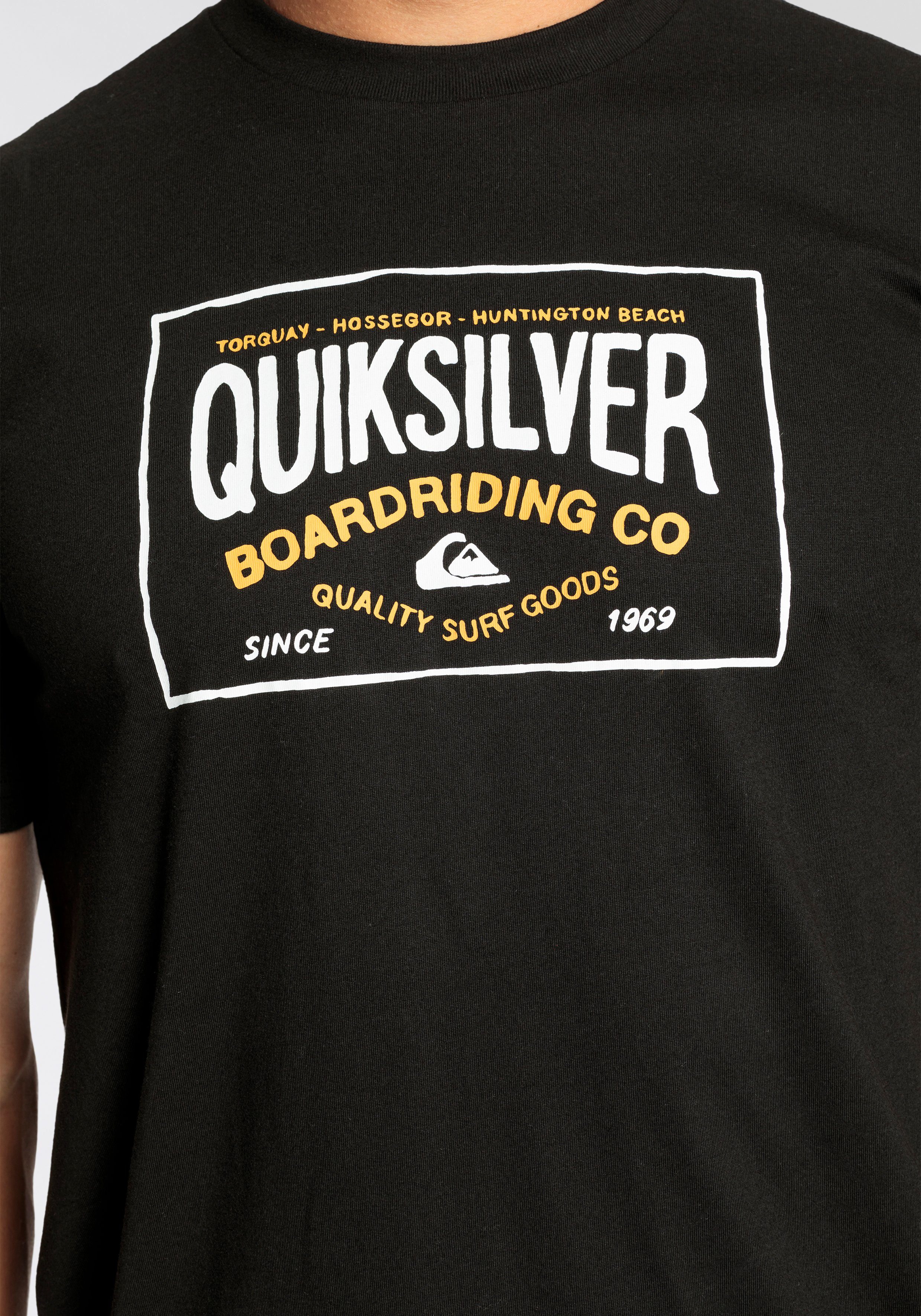 Quiksilver T-Shirt CIRCLE CORNER SHORT SLEEVE TEE PACK YM (Packung, 2-tlg., Doppelpack) Doppelpack mit 2 T-Shirts, Kurzarm, Rundhalsausschnitt, aus Baumwolle