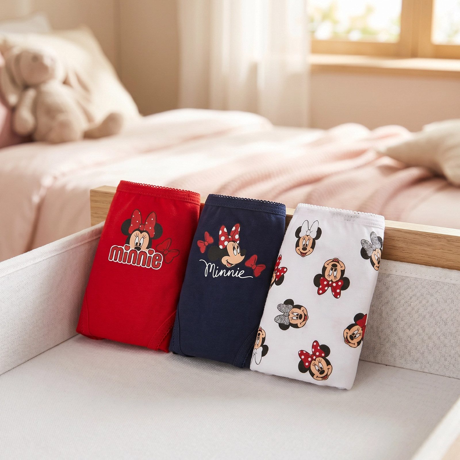 Disney Slip Disney Minnie Maus 3er Pack Slips Kinder Mädchen Unterwäsche (Packung, 3-St) – Bild 5 von 5