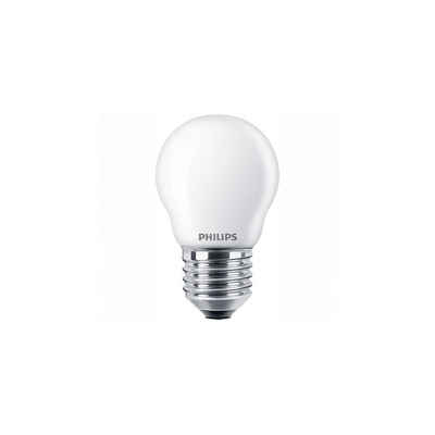 Philips Philips LED E27 G45 4,5W = 40W Tropfen 230V Warmweiß 2700K DIMMBAR LED-Leuchtmittel, E27, Warmweiß, dimmbar