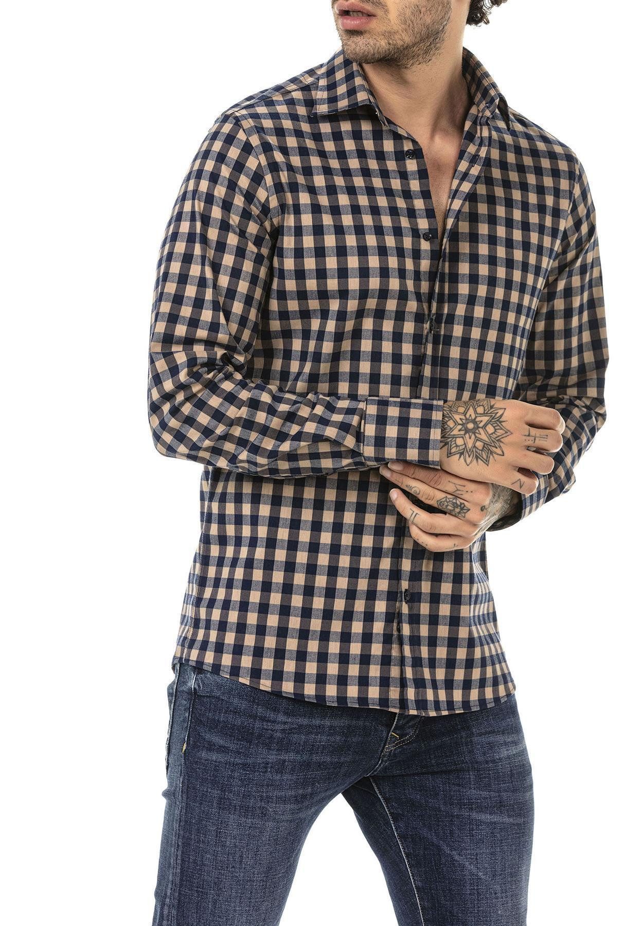 RedBridge Karohemd Casual Plaid Modern Fit Premium Qualität