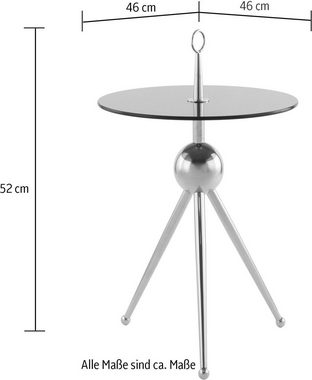 Kayoom Beistelltisch Beistelltisch Ontario 325, Minimalistisch, Gestell in Tripod-Design, mit Tragering