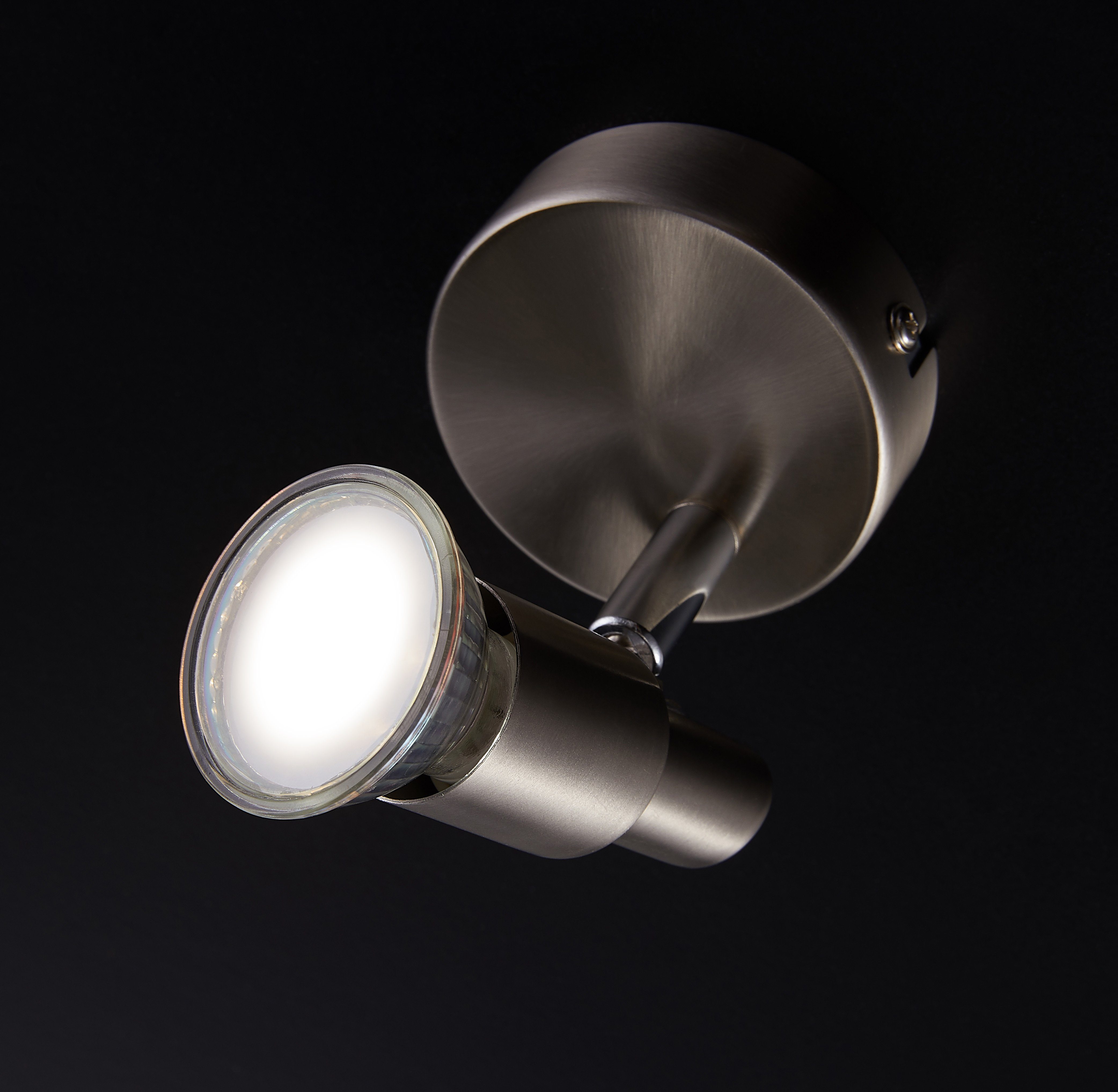 IMPTS LED Deckenspots Deckenstrahler Deckenleuchte 1/2/3/4/6-Flammig Dreh- und schwenkbar, warmweiss, warmweiß, Deckenspot für Küche Wohnzimmer Schlafzimmer