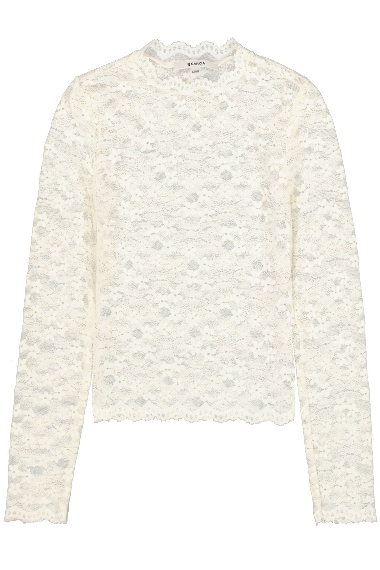 Garcia Spitzenshirt T-shirt long sleeve