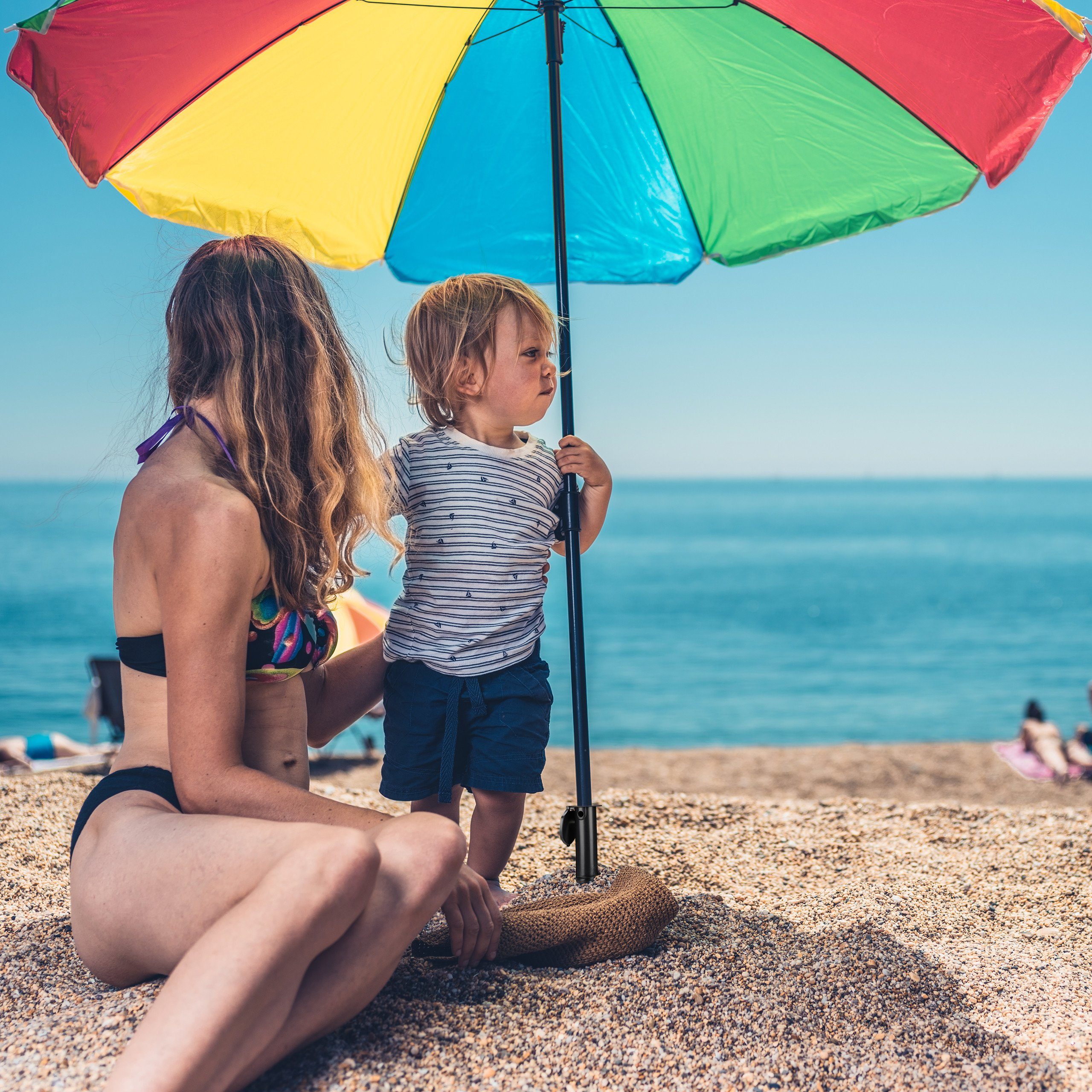 relaxdays Schirmhalter Bodenhülse Sonnenschirm günstig online kaufen