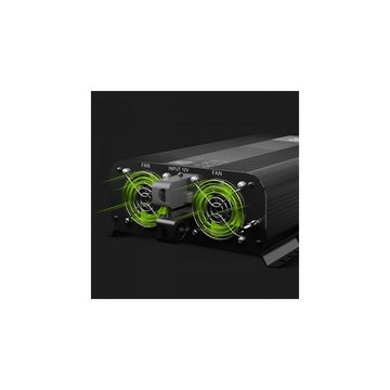 Green Cell Spannungswandler INVGC11 Spannungswandler/Inverter 12V auf 230V 2000W/4000W, Reine Sinuswelle