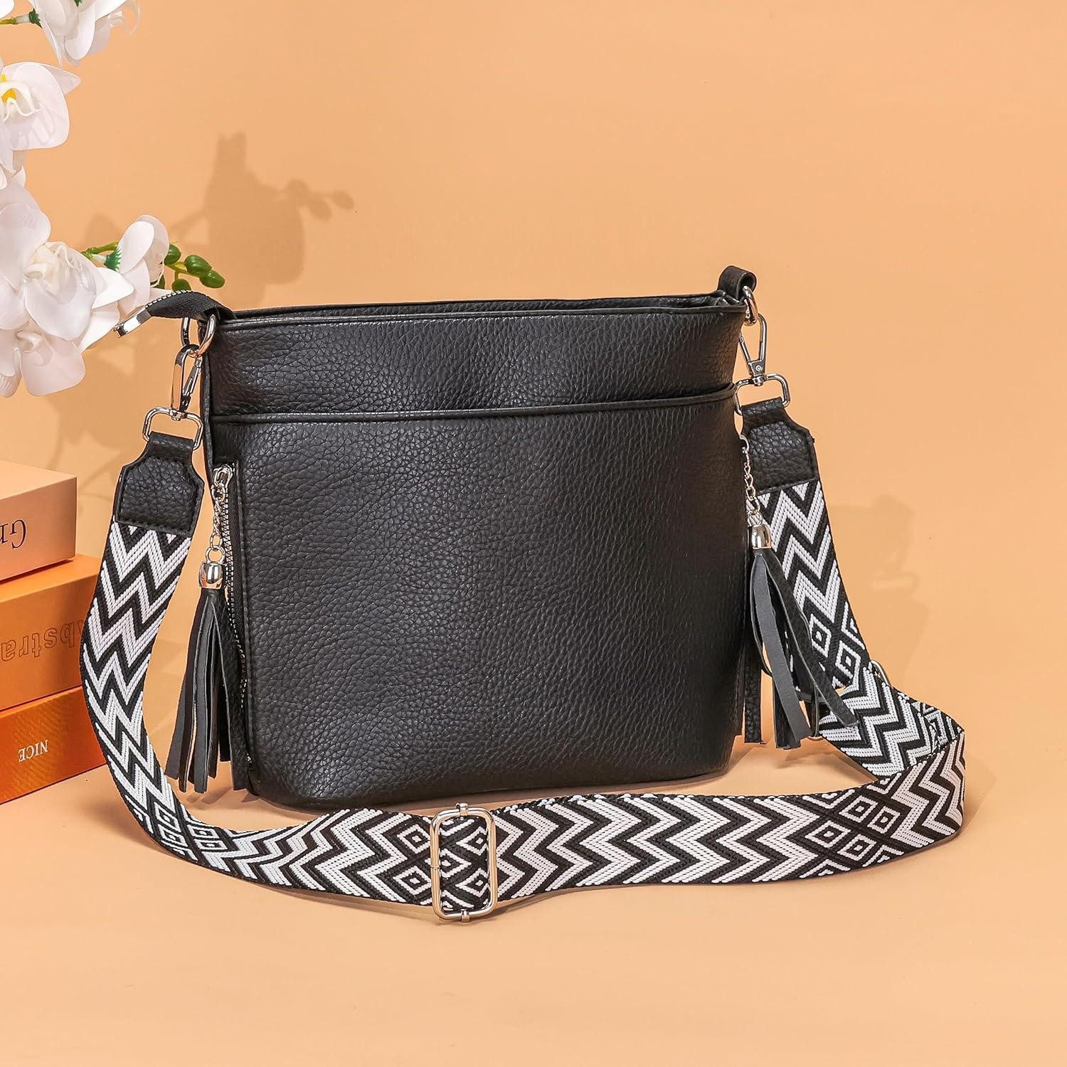 LuxusKollektion Umhängetasche Umhängetasche Damen Leder Mittelgroß Schulter günstig online kaufen