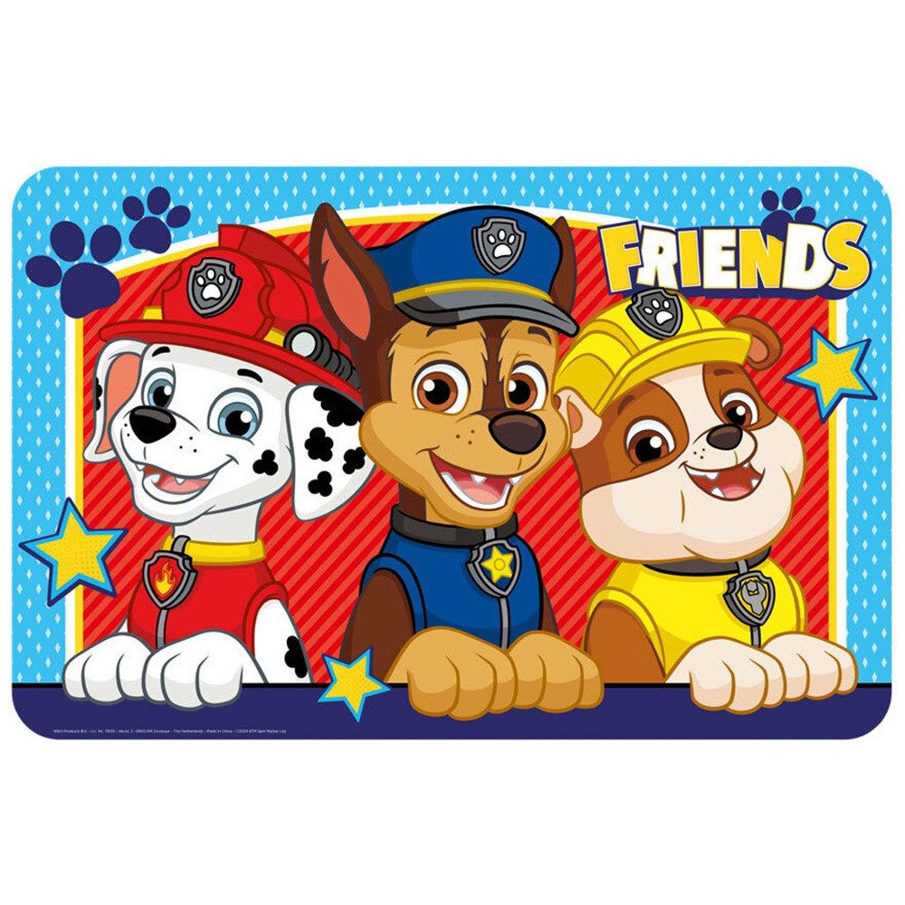 PAW PATROL Tischdecke Paw Patrol Tischset Untersetzer 43x28 cm (1-tlg) günstig online kaufen