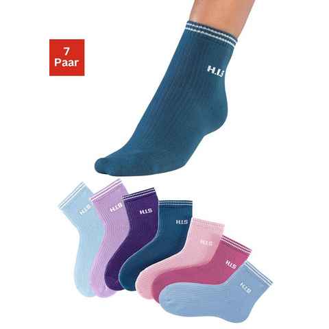 H.I.S Kurzsocken (Packung, 7-Paar) mit Vollfrottee