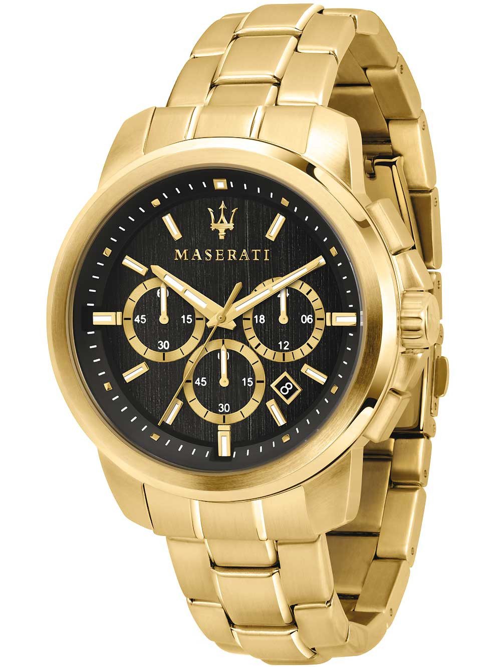 MASERATI Quarzuhr Maserati R8873621013 Successo Chronograph Herrenuhr 44mm günstig online kaufen
