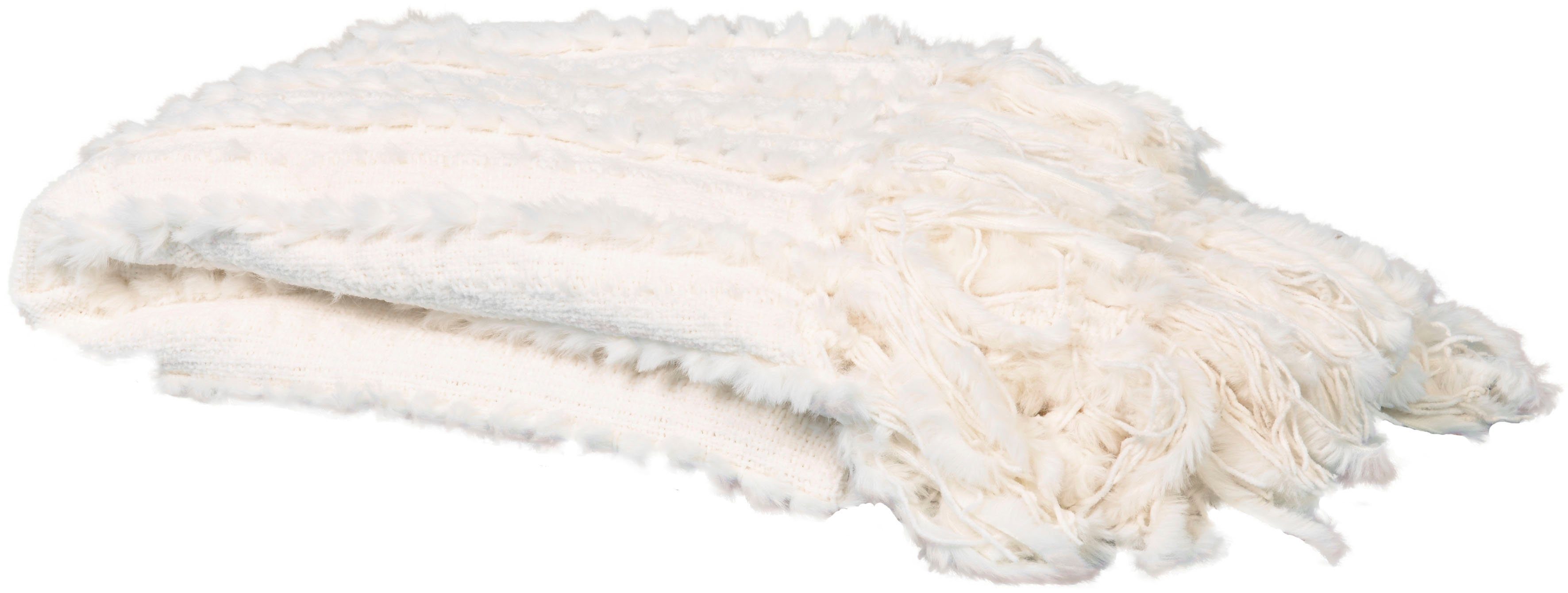 Wohndecke Nala, Star Home Textil, mit Fransen