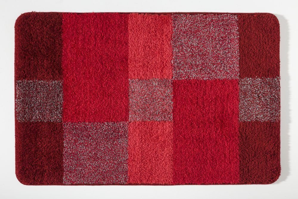 Kleine Wolke Badematte Kleine Wolke Badteppich JOANA LBH 120x70x2 cm rot Ba günstig online kaufen