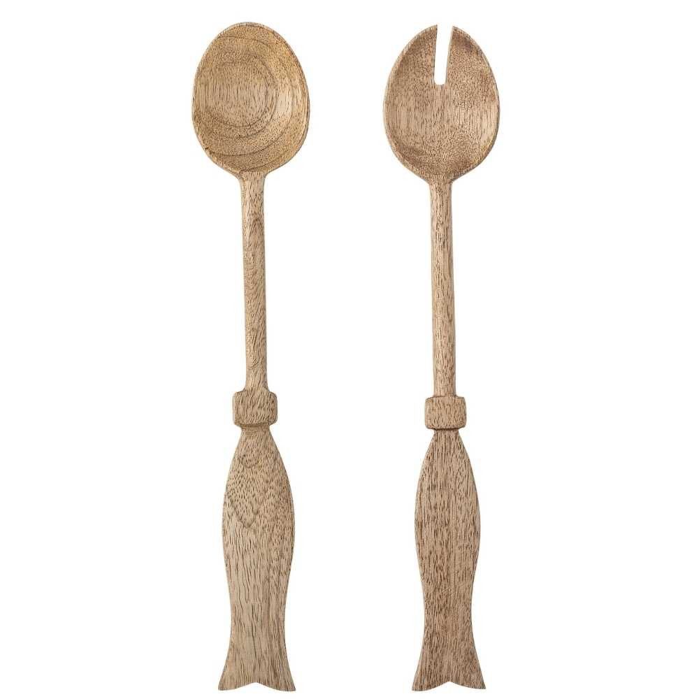 Bloomingville Salatbesteck Bloomingville Salatbesteck SEVA Mango Holz 2er Set
