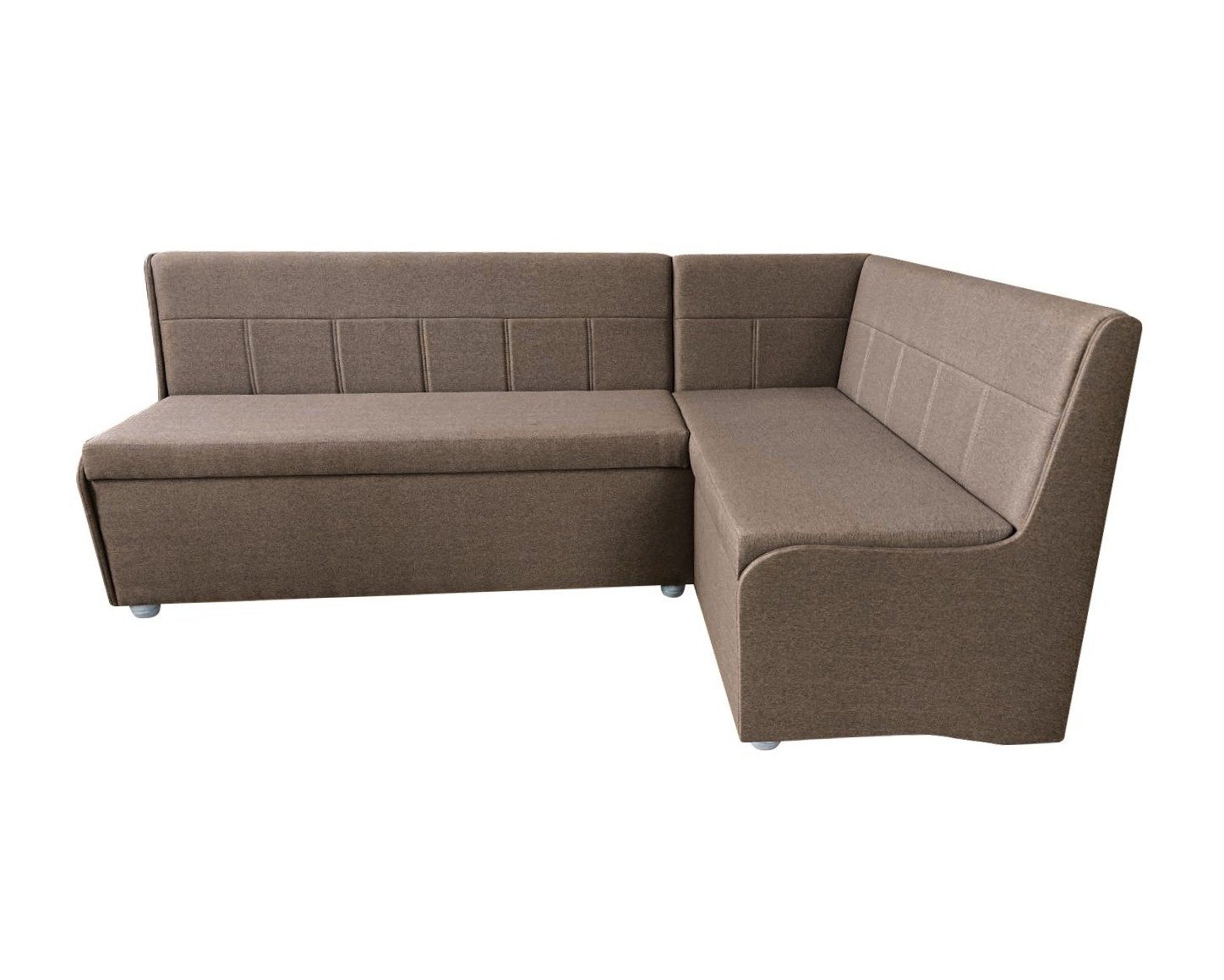 Rodnik Eckbank Savona, 214 x 143cm, gepolstert, mit Stauraum und komfortabler Sitztiefe