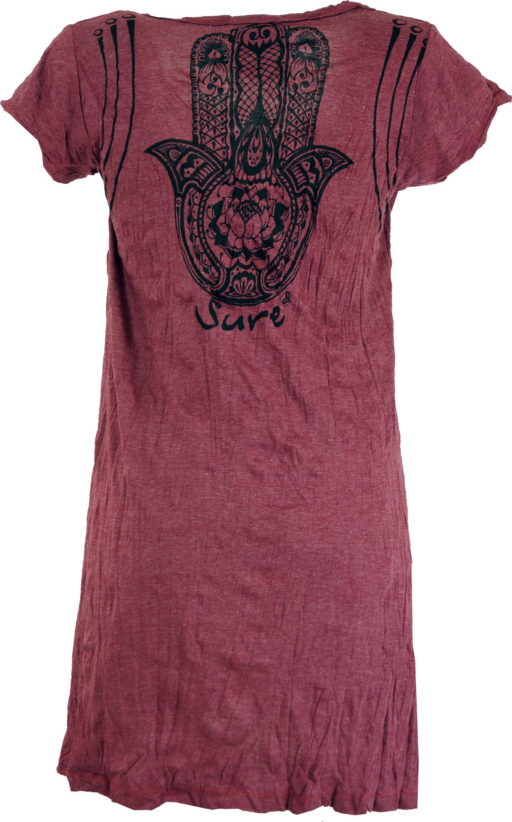 Guru-Shop T-Shirt Sure Long Shirt, Minikleid günstig online kaufen