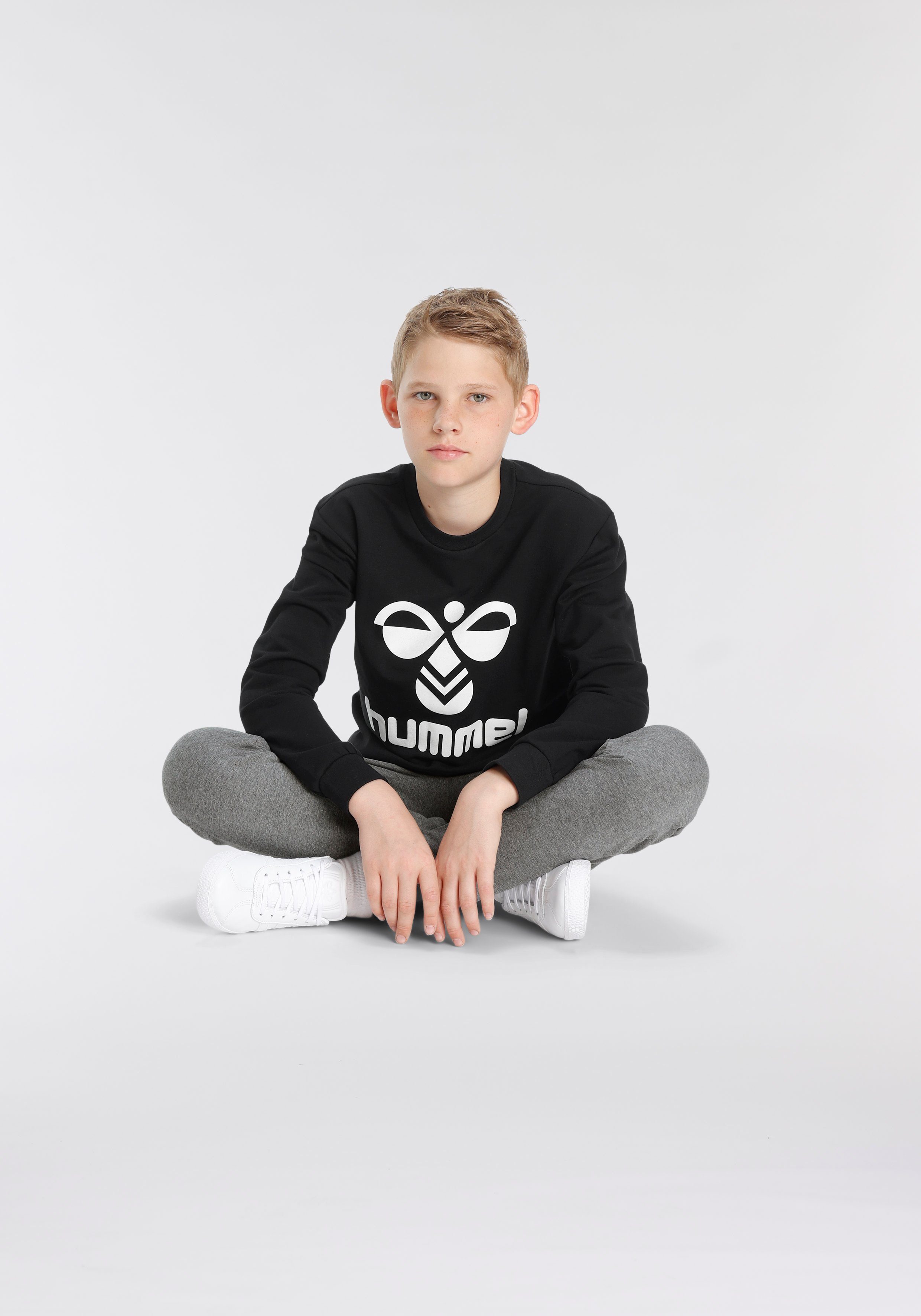 Sweatshirt für SWEATSHIRT hummel DOS schwarz - Kinder