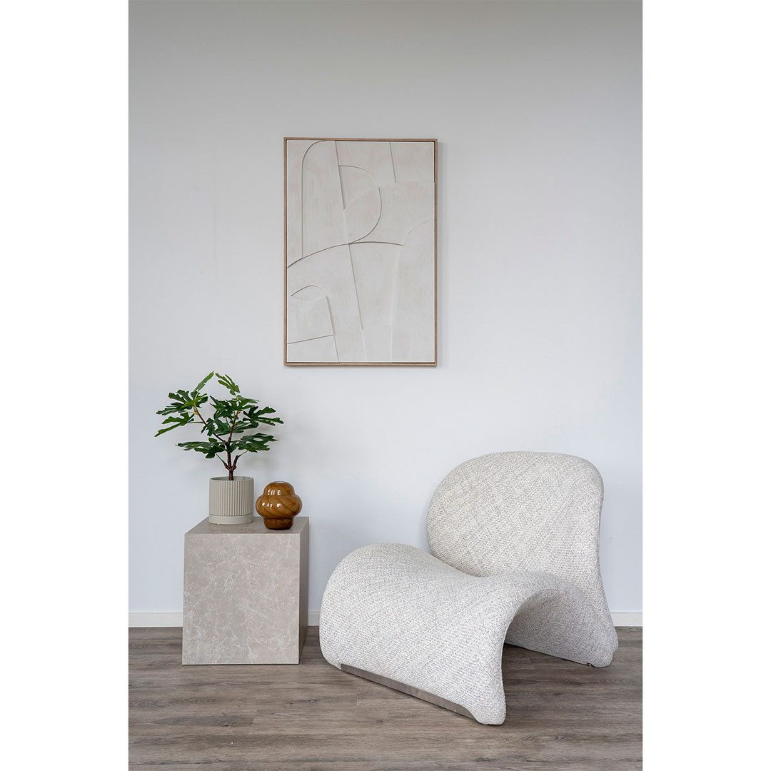 House Nordic Couchtisch Prague Beistelltisch Marmor dekor. – Bild 4 von 5