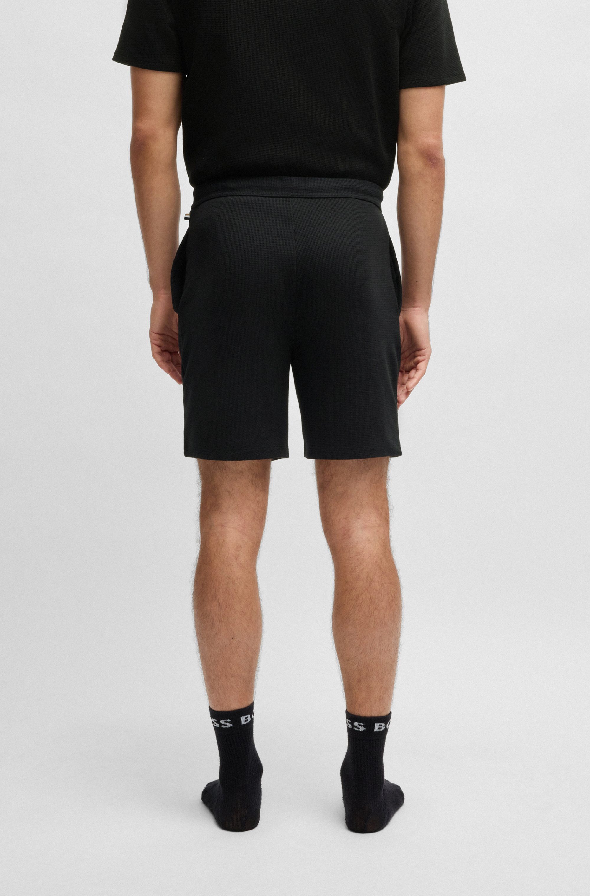 BOSS Pyjamashorts Waffle Shorts günstig online kaufen