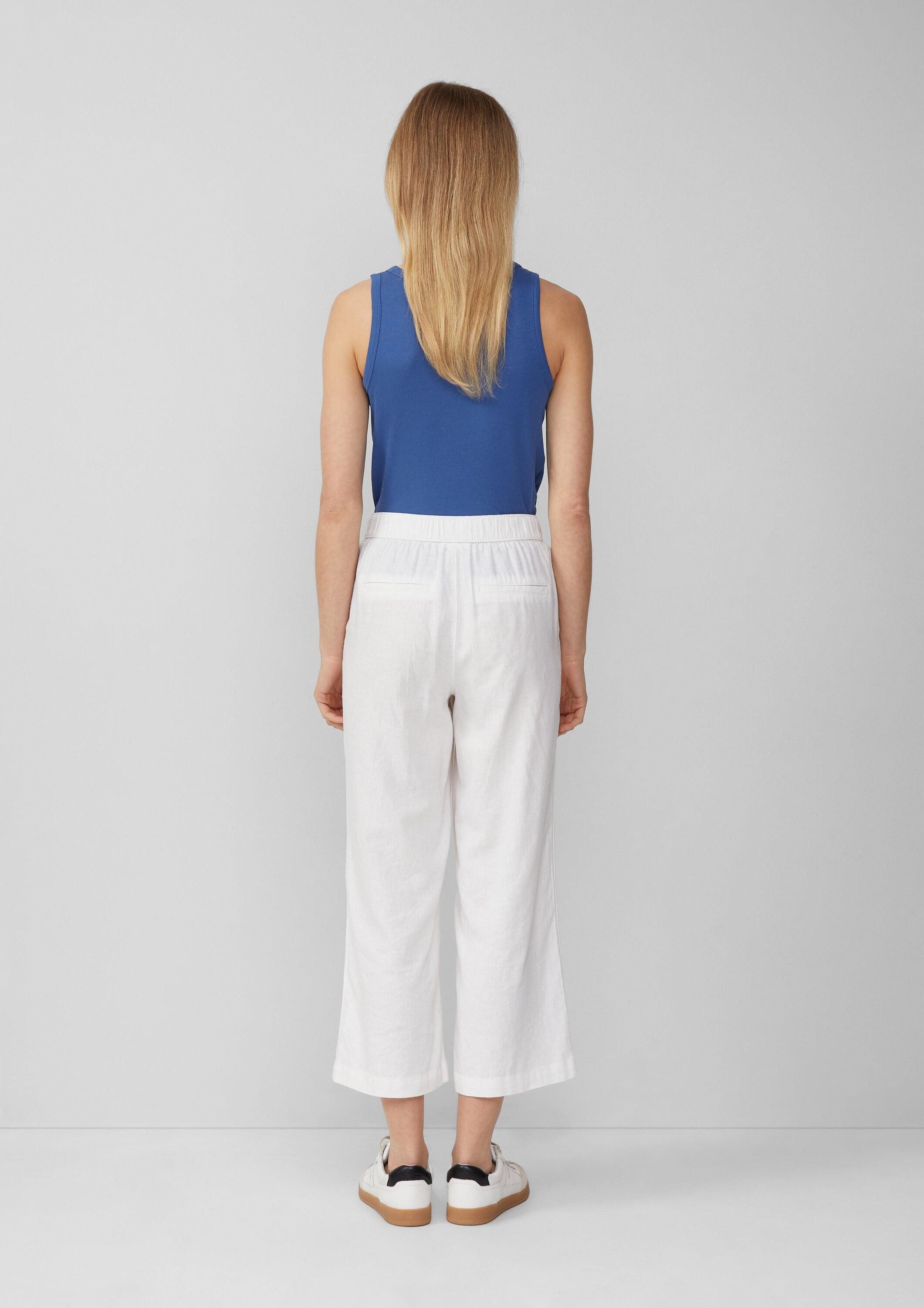 s.Oliver Muscleshirt T-Shirt Weiches Slim-Fit-Top aus Rippware