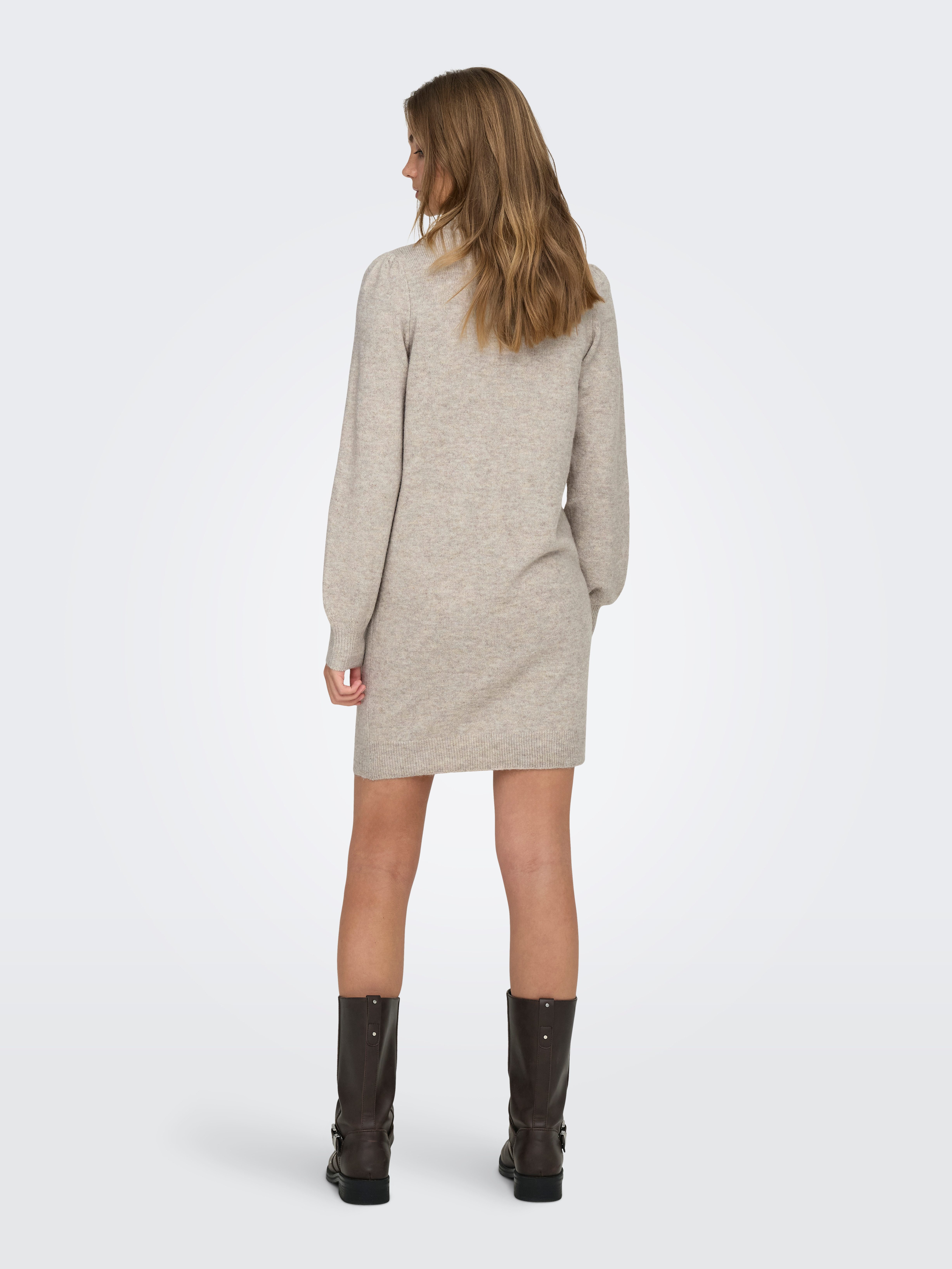 JDY Strickkleid JDYRUE LIFE L/S HIGH NECK DRESS KNT NOOS