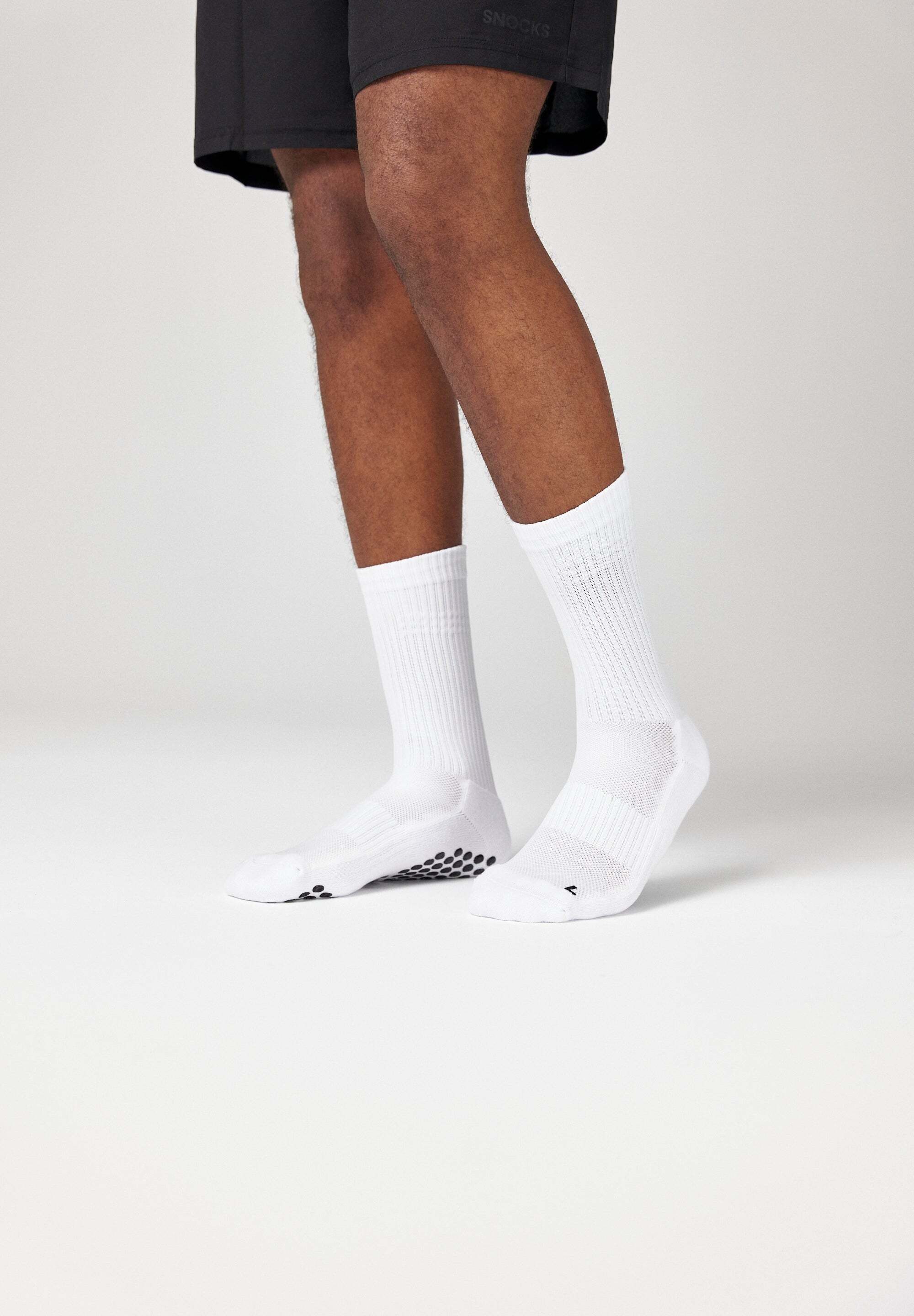 SNOCKS ABS-Socken Fußball mit Anti-Rutsch Noppen für Damen & Herren (2-Paar) blasenfrei, atmungsaktiv & schweißableitend