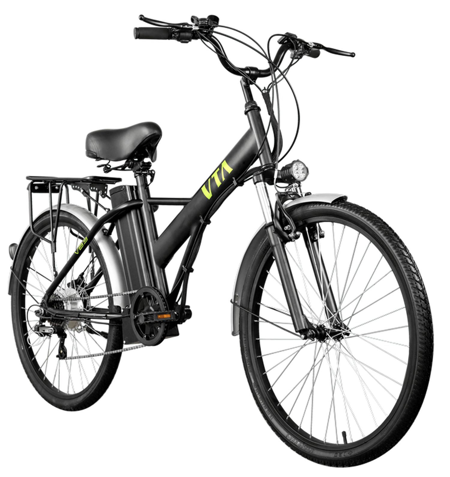 TPFLiving E-Bike »VOLTA VB3 - Elektro-Klapprad ab 16 Jahren mit abnehmbarem  Akku«, 250 W, (e-Bike - Fahrrad elektro - elektrisches Klapprad, Akku: 1 x  36 Volt/10Ah), mit LCD Display und 6-Gang Handschaltung - Farbe: schwarz