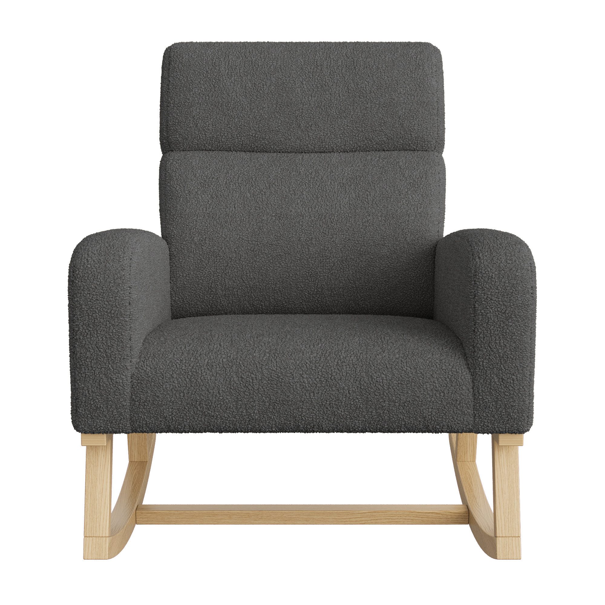 Furnishings Home Schaukelstuhl Hellbeiger Polsterstuhl mit günstig online kaufen