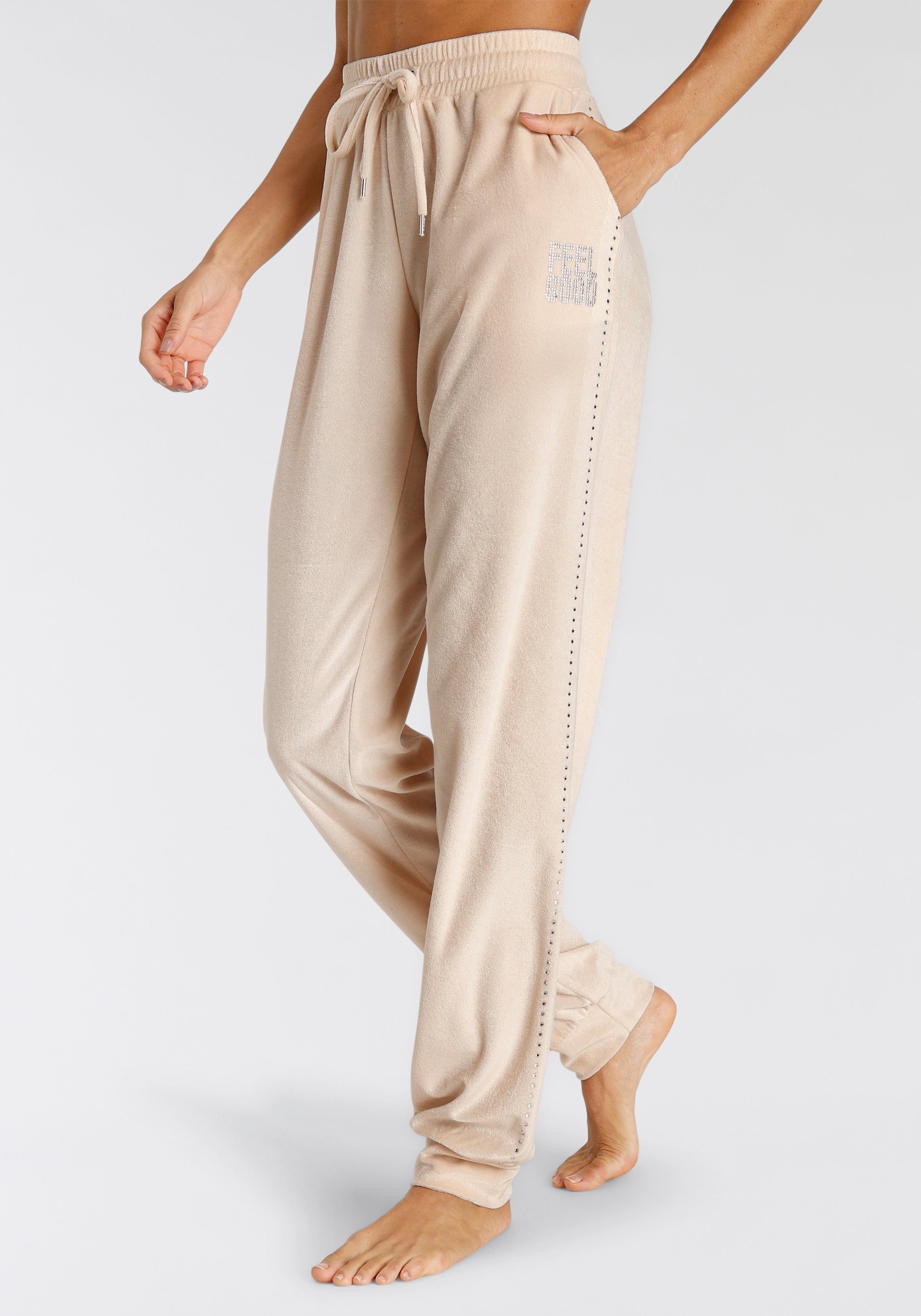 Vivance Nickihose mit Glitzerdruck