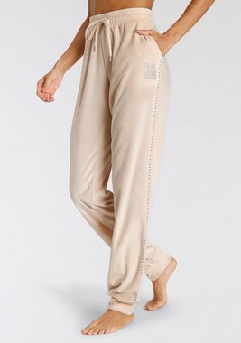 Vivance Nickihose -Loungehose mit Glitzerdruck